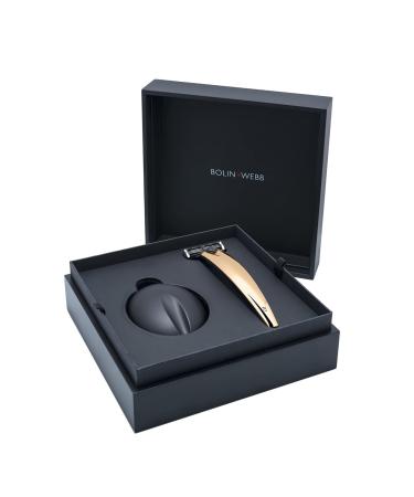 Bolin Webb R1 Gold Razor Set with Stand - Premium Shaving Experience | 400g International Shipping - Buy Online on GoSupps.com