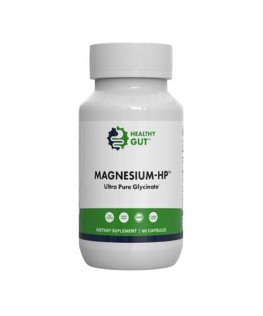 Healthy Gut Magnesium-HP | Ultra Pure Glycinate with Zero Fillers | 360 mg Magnesium Bisglycinate | 30 Servings