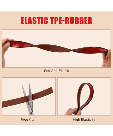 flintronic 3m*18mm U-Shape Flexible Furniture Edge Banding Baby Safty Baby Edge Protector Self Adhesive TPE Wood Edging Tape DIY Furniture Edge Trim for Table Cabinet Furniture Restoration Brown 3m*18mm - Buy Online on GoSupps.com