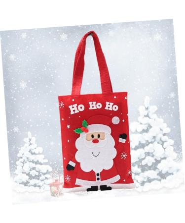 Healeved for Candies Favors Christmas Chocolate Party Bags Claus Santa Tote Pattern Cartoon Portable - Buy Online on GoSupps.com