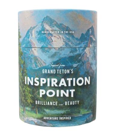 Ethics Supply Co. Inspiration Point Candle | 12 oz | Golden Willow Wild Rose Fresh Snow | Infused with Essential Oils & A Premium Grade of Aromatic Oils | 60 Hour Burn Time