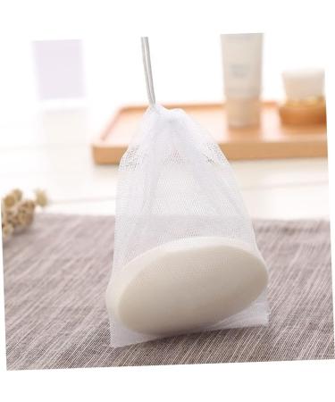 Mikinona 100 Pcs Soap Foam Net Body Bar Soap Exfoliating Soap Pouch Loofah Soap White or - Buy Online on GoSupps.com