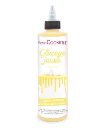 Scrapcooking - Drip Cake Glasur Pastel Yellow 130g - cake glaze as quickly dry - decoration for cakes cakes cookies cake pop dripcake cookies donuts - birthday Easter - 4708