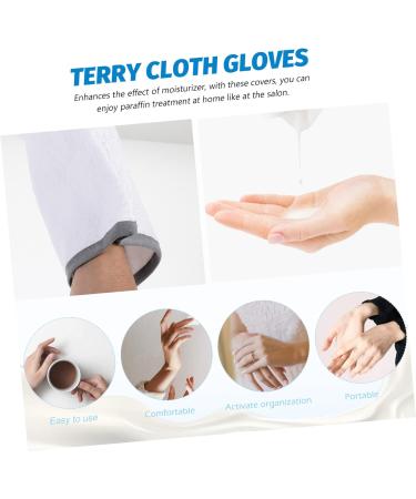 FOMIYES Moufles de Soin Mains la Paraffine en Tissu ponge Isolants Chauffants pour Bain de Cire Spa Manucure Entretien Peau Couleur Al atoire - Buy Online on GoSupps.com