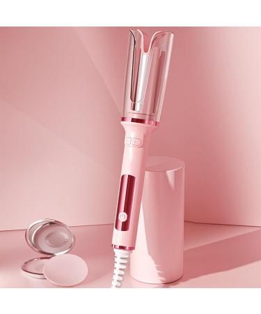 Yuehuam Automatic Curling Iron Auto Hair Curler Wand with 10 Level Adjustable Temp and Up to 446 360 Rotating Curling Iron for Hair Styling Medium/Short/Chest Long Hair All Hair Type Pink - Buy Online on GoSupps.com