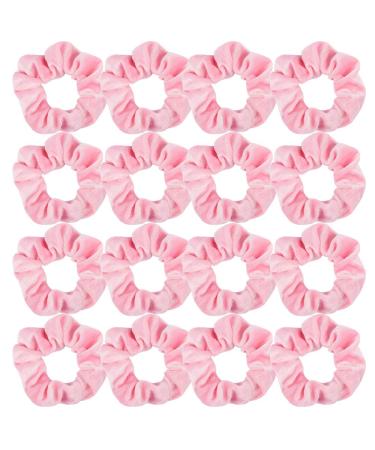 WHAVEL Pink Velvet Hair Scrunchies for Women Girls, 16 Pack Hair Scrunchies Velvet Elastics Scrunchy Bobbles Soft Hair Bands Hair Ties,16 Pieces (Pink) - Buy Online on GoSupps.com