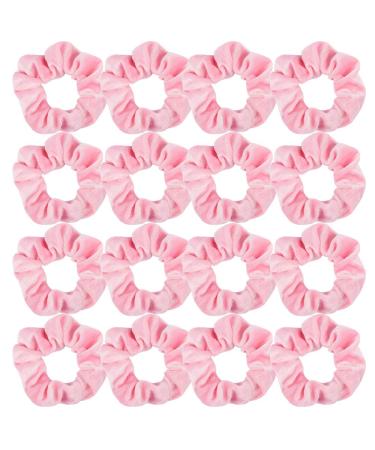 Semato 16 Pack Pink Velvet Scrunchies for Hair Scrunchy Hair Ties Ropes for Women or Girls Hair Accessories