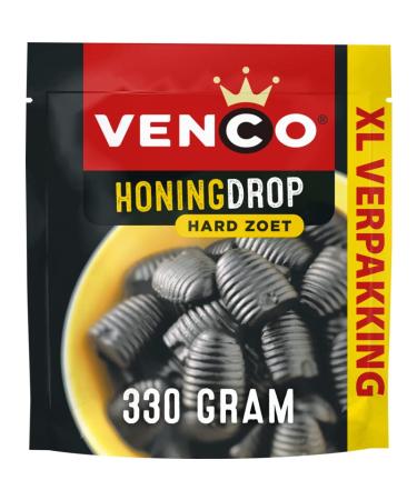 Venco Honingdrop XL Liquorice Honey Drop 330 g (11.6 oz) 1 Bag