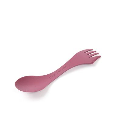 Light My Fire Camping Spork - Sporks Reusable - BPA Free Bio-Based Plastic Cutlery - Camping Utensils 3 in 1 Camping Spoon Fork Knife Combo - Spork Travel - Backpacking Spork - Lunchbox Spork Misty Purple