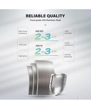 Xiyinli Stainless Steel Tongue Scraper - Double-Sided Curved Tongue Cleaner for Adults & Kids | Reduces Bad Breath & Improves Oral Hygiene - Buy Online on GoSupps.com