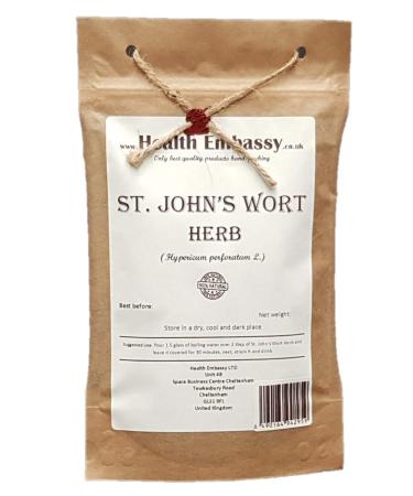 St. John's Wort Herb Tea | Hypericum Perforatum L | Millepertuis Perfor Herbe Tisane | Health Embassy (100g)