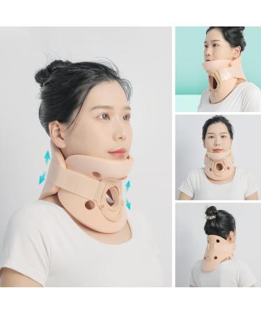 Zervical Collar - Ergonomic Cervical Neck Traction Device for Pain Relief & Post-Op Recovery | Large Skin Color Support Brace - Buy Online on GoSupps.com