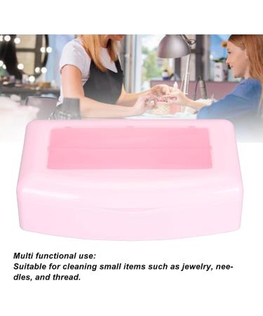 Nail Tool Cleaning Tray Multifunctional Long Life Easy Clean Makeup Tool Needle Cleaning Box for Travel (Pink) - Buy Online on GoSupps.com