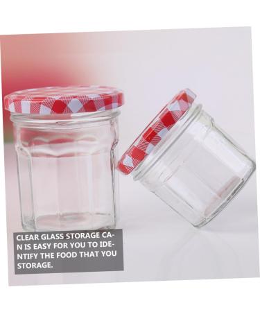 Zerodeko 6 pcs Transparent Can Honey Container Storage Kitchen Glass Food Sealed Bottleml Jar Sauce - Buy Online on GoSupps.com