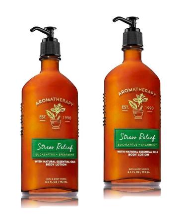 Aromatherapy Stress Relief Body Lotion Eucalyptus Spearmint (2 Pack) - Buy Online on GoSupps.com