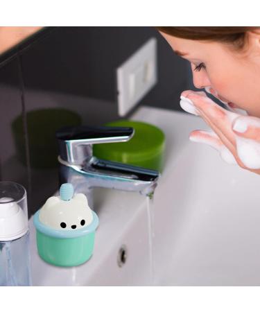 Foam Maker for Face Wash Bear Shaped Face Foam Maker Skin Care Easy to Apply Portable Facial Cleanser Foam Maker Cup Bubble Foamer Device Foam Make Cup for Women (Green) - Buy Online on GoSupps.com