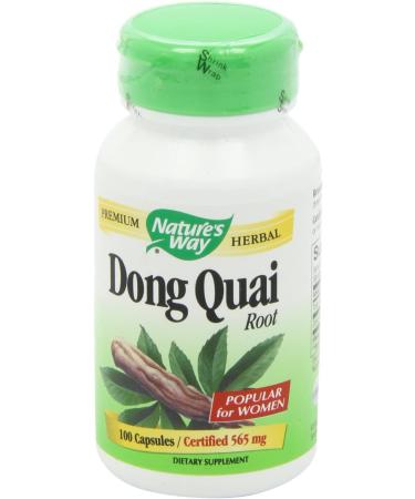 Nature's Way Dong Quai Root 565mg 100 Capsules - Pack of 2 | Herbal Supplement - Buy Online on GoSupps.com