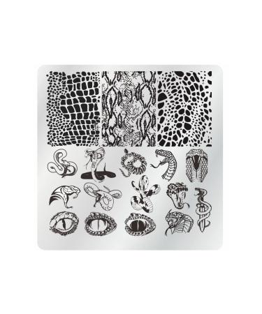 VNC Nail Stamping Plates Set - 12pcs Nail Plates, 1 Stamper, 1 Scraper, Storage Bag | Nail Art Template Image Plate Stencil Nails Tool Set - Buy Online on GoSupps.com