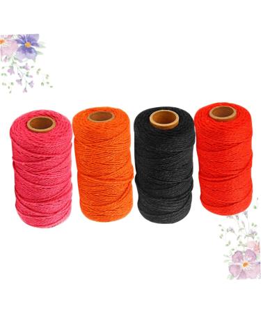Amosfun 4 Roll DIY Craft Thread - Natural Twine for Gift Wrapping Cooking Camping & Weaving | International Shipping Available - Buy Online on GoSupps.com