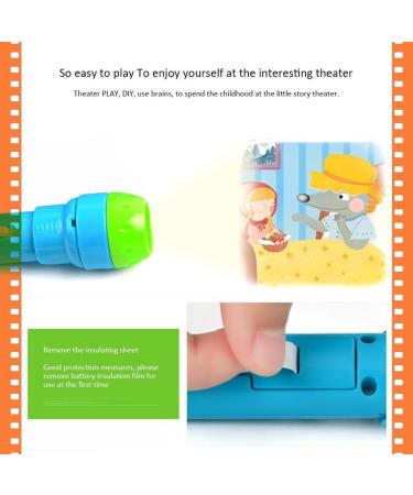 OFKPO Children's Story Projector Flashlight | 4 Fairy Tales & 32 Slides | Kids Projection Lamp for Bedtime Stories - Buy Online on GoSupps.com