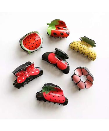 JIHUOO Girls Cute Fruit Hair Clips - Pineapple Hair Claw Accessories for Kids | Shop Internationally - Buy Online on GoSupps.com