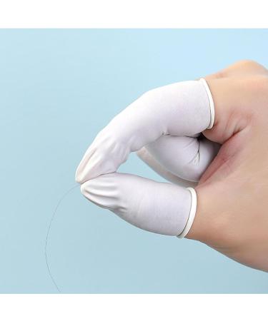 100 Pcs Disposable Finger Cots - Wear Resistant Rubber Covers for Electronics | Non-Slip & Thickened | Reduce Contamination - Buy Online on GoSupps.com