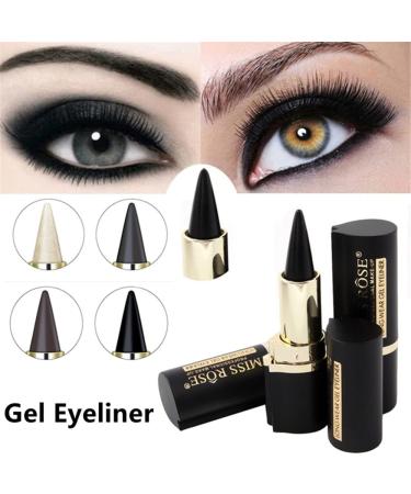 Matte Dark Brown Coffee Gel Eyeliner Stick for Women - Smooth Eye-liner Pen Makeup Tattoo - Buy Online on GoSupps.com