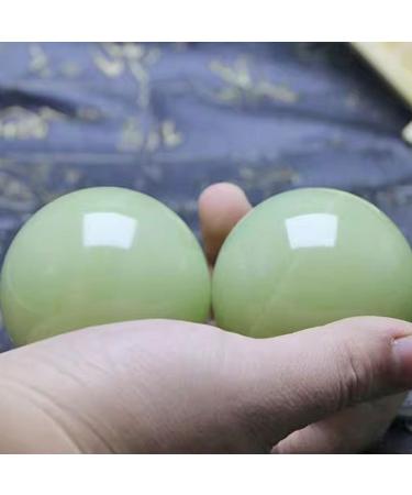 Unbit Baoding Balls - Green Stress Balls for Adults | Marble Chinese Health & Massage Exercise | Stress Relief & Hand Exercise - Buy Online on GoSupps.com