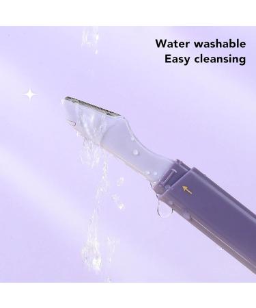 Buy 2-Piece Eyebrow Trimmers - Double-Headed Stainless Steel Blades Portable & Durable Multi-Purpose Cutters - Buy Online on GoSupps.com