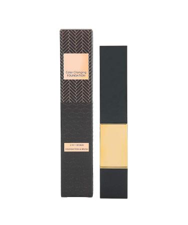 Concealer stick with brush foundation stick conceal dark circles fine lines waterproof long -lasting oil control makeup concealer cosmetic pencil