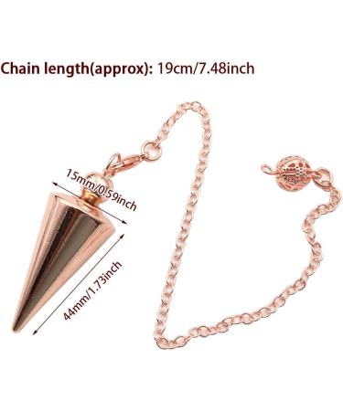 Faderr W nschelruten Pendulum - Spiritual Reiki Copper Cone for Fortune Telling & Healing | International Shipping - Buy Online on GoSupps.com