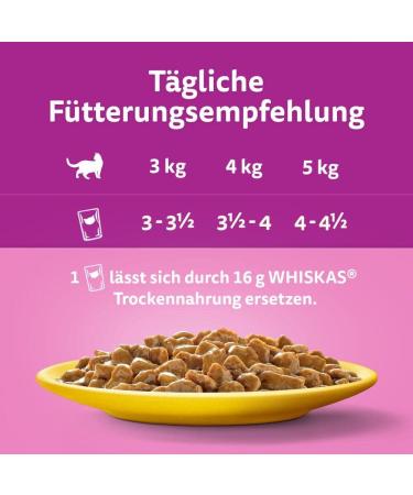 Whiskas 7+ Cat Food Poultry Selection in Sauce - 12x85g (4 Packs) | High-Quality Wet Food for Senior Cats | Shop Internationally - Buy Online on GoSupps.com