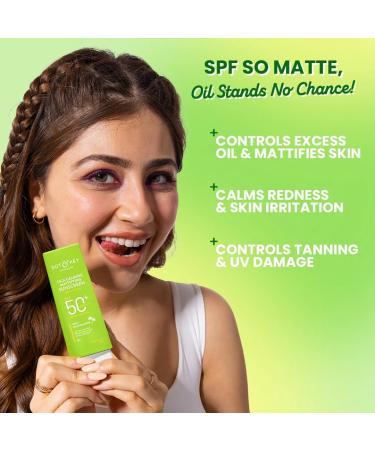 D.&.K. CICA Calming Mattifying Sunscreen SPF 50 PA++++ for Oily Acne Prone & Sensitive Skin UVA/UVB Protection No White Cast Ultra Light Fragrance Free 80g - Buy Online on GoSupps.com