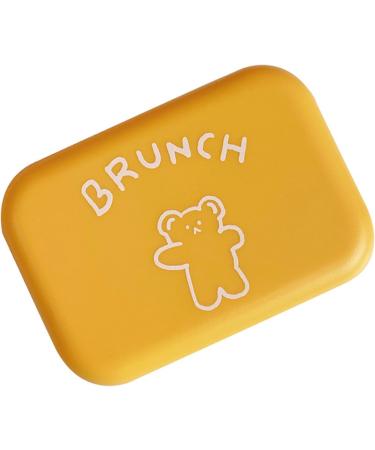 Cute Bear Pattern Contact Lens Travel Case - Dual Compartment Portable Jewelry Organizer for Travel - Buy Online on GoSupps.com