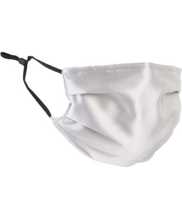 HABAC STUDIO Pack of 5 Satin Silk Face Masks Reusable Cover Bandana Balaclavas Face Masks Washable UK Black Face Mask with Nose Wire Pleated Face Mask for Women Men Adjustable. Greys - Buy Online on GoSupps.com