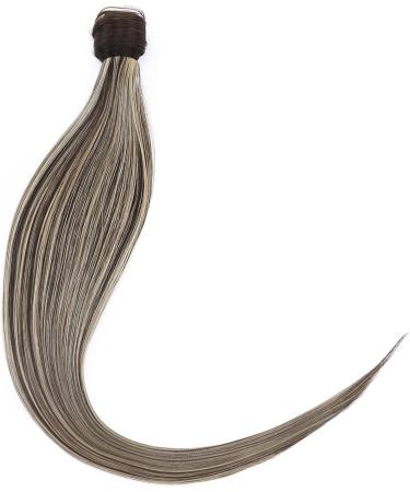 Ponytail Extension Wrap Around Clip in Hairpiece for Women - 32 Inch Straight Dark Brown & Ash Blonde - Buy Online on GoSupps.com