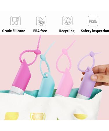 4-Piece BPA-Free Travel Shampoo Bottles Set | Silicone Outlet-Safe 58ml Bottle Kit for Creams & Rinses - Buy Online on GoSupps.com