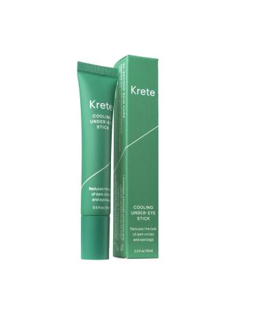 KRETE Cooling Under-Eye Stick | Remove Dark Circles & Puffiness | Vegan Cruelty-Free Liposomal Caffeine & Tripeptide-5 | 0.5oz - Buy Online on GoSupps.com