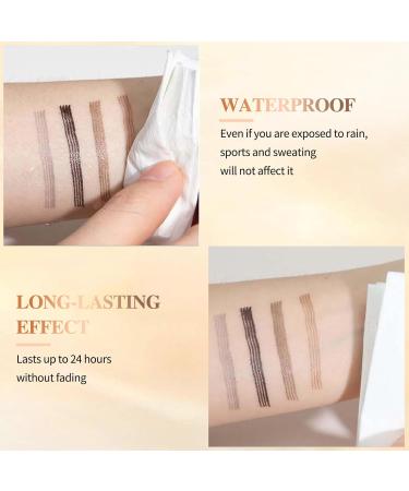 2024 New Microblading Eyebrow Pen - 3D Waterproof Long-Lasting Magic Pencil for Women (Dark Brown) - Fine Stroke & Natural Finish - Shop Internationally - Buy Online on GoSupps.com