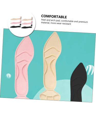 Shop NOLITOY 15 Pairs High Heel Insoles - Comfortable Non-Slip Cushion Support Pads for Shoes | Breathable Adhesive Heel Liners - Buy Online on GoSupps.com