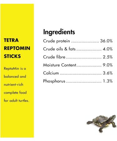 Tetra Turtle Food ReptoMin Complete Food for Water Turtles 100 ml 22 g (Pack of 1) - Buy Online on GoSupps.com
