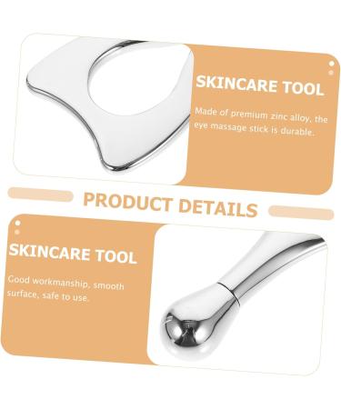 Healeved Eye Cream Stick Stick Eye Cream Spoon Manual Sticks Facial Tools Eye Cream Roller Makeup Portable Zinc Alloy Face Digging Spoon Woman - Buy Online on GoSupps.com
