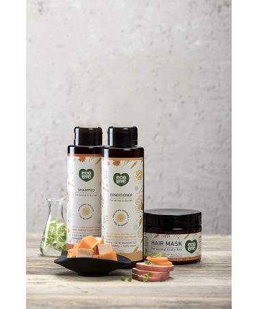 ecoLove Natural Conditioner for Dry & Color Treated Hair | Vegan, SLS & Paraben Free | 17.6 oz Carrot, Pumpkin & Sweet Potato - Buy Online on GoSupps.com