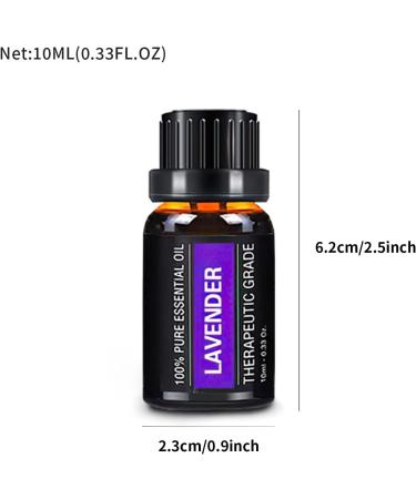 Essential Oils Gift Set - 6 Pure Aromatherapy Oils (Rosemary Lavender Lemon Grass Orange Peppermint Tea Tree) 10ML | International Shipping - Buy Online on GoSupps.com