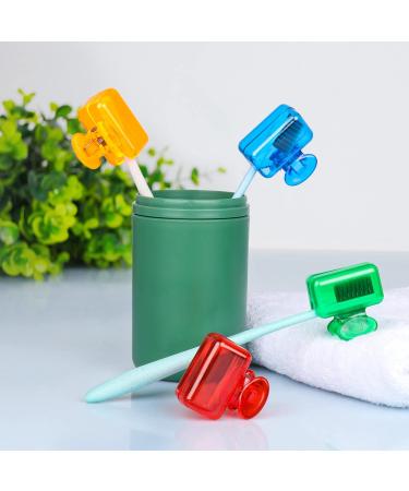 4 Pack Toothbrush Head Covers - Travel Protector Caps for Brush Hygiene on the Go - Buy Online on GoSupps.com