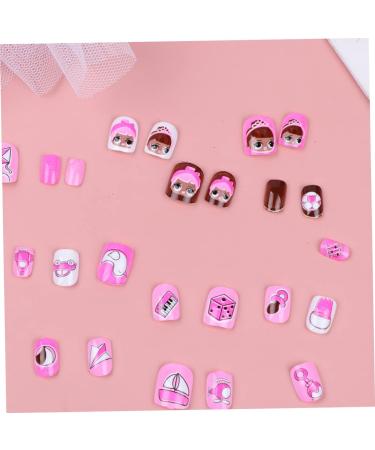 POPETPOP Children Fake Nail 3 Sets Kids False Nail Kids Art Fake Nail Nail Stickers Nail Art Decals Colorful Kids Nail Stickers Child Cartoon Fake Nail Patch Cartoon Nail Art Sticker - Buy Online on GoSupps.com