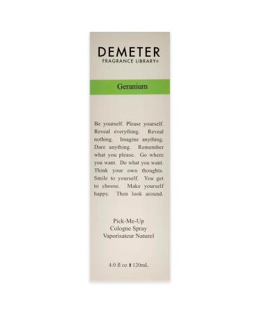 DEMETER Geranium Cologne Spray for Women 4 Ounce (Pack of 4) 1 Fl Oz (Pack of 4) - Buy Online on GoSupps.com