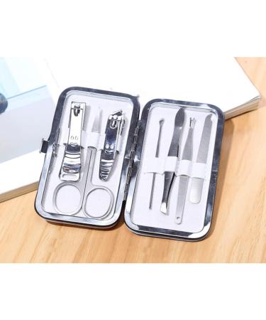 Nail Clippers Set Nail Care Set Nail Clipper Set Nail Care Set Grooming Set Home Applicable Travel Portable Nail Clippers 7-Piece Manicure Beauty Kit (Color : B) - Buy Online on GoSupps.com