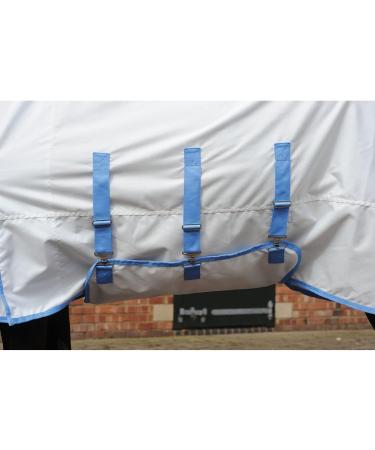 Weatherbeeta Sweet Itch Shield Combo Neck Fly Rug 7ft - White & Blue | Best Protection for Horses | International Shipping Available - Buy Online on GoSupps.com