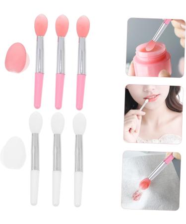 Ipetboom Eyeshadow 2 Sets Lip Stick Dust Beauty Kit Convenient Lip Brush Scruber Lip Sleeping Lip Silicone Lipstick Applicator Miss Girl Silica Gel Lipstick Stick - Buy Online on GoSupps.com